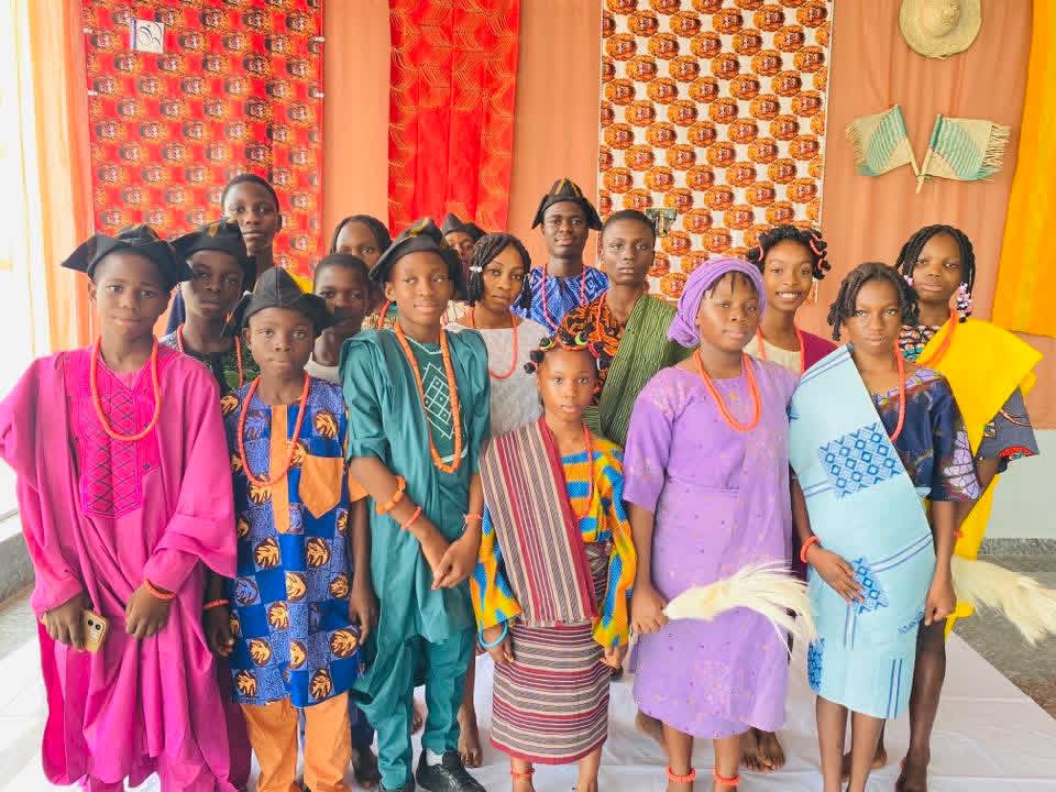 Students showcasing culture and tradition