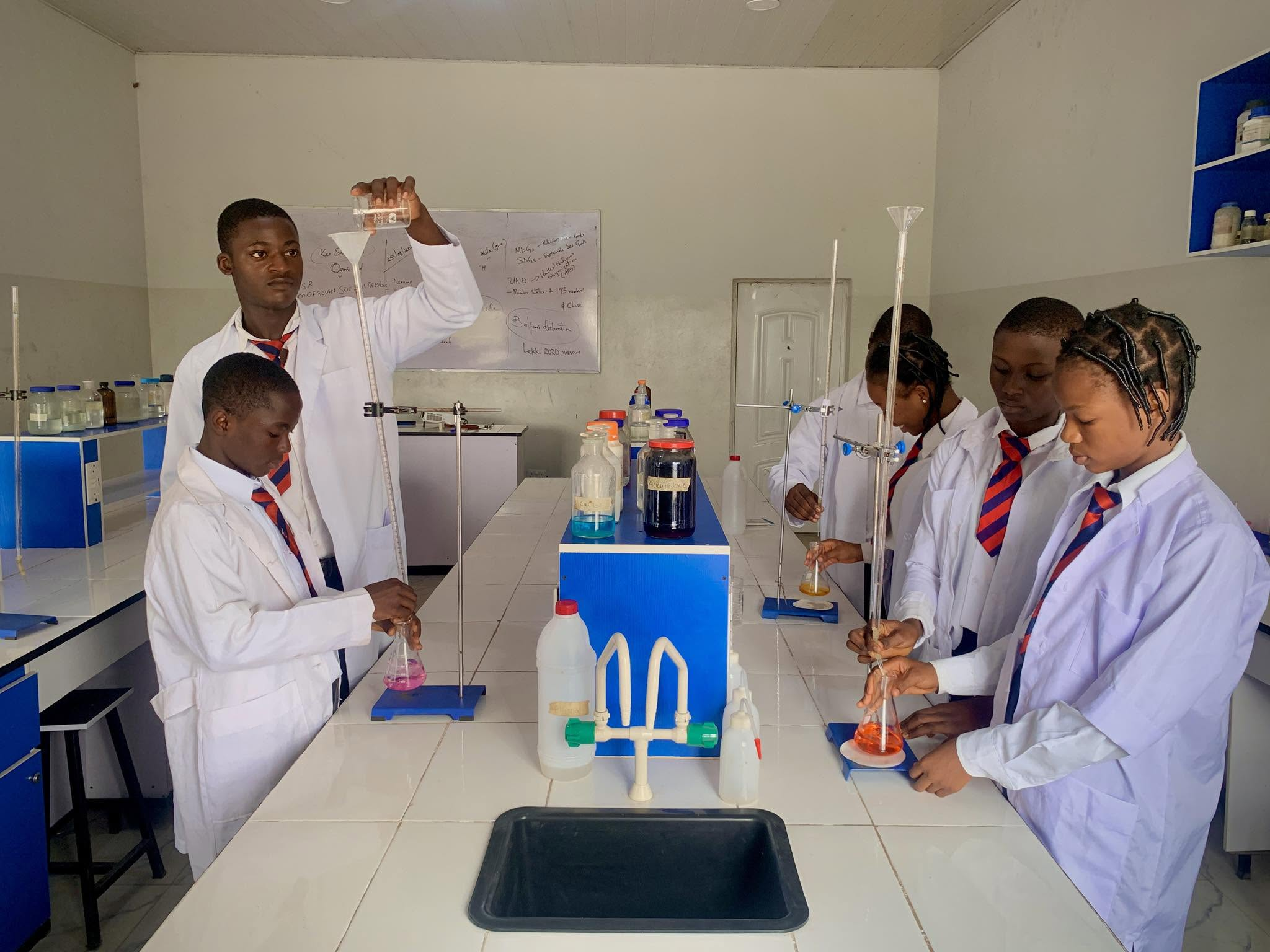 Advanced science laboratory at Royal Heritage